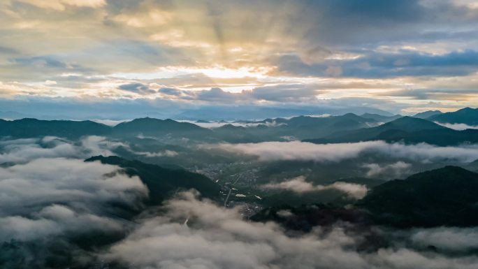 云层 云 飞机视角 云层之上 天空