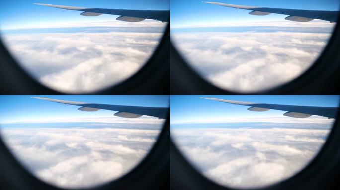 飞行中的云景