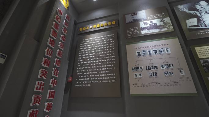 晋绥边区革命纪念馆馆内视频素材