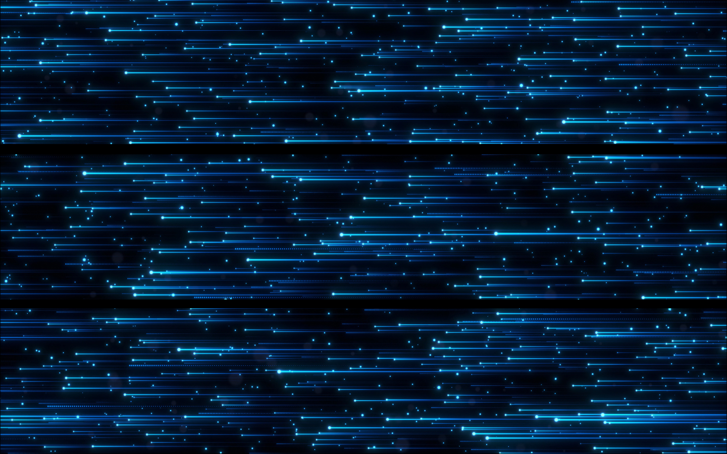 8k宽屏唯美蓝色粒子星空流星背景