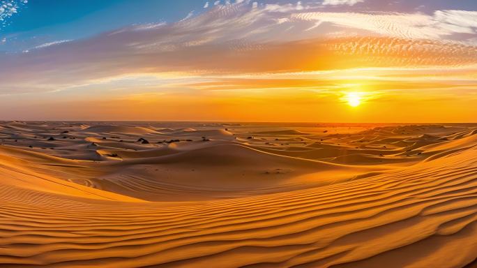 撒哈拉沙漠无人区荒漠黄沙漠新疆沙漠
