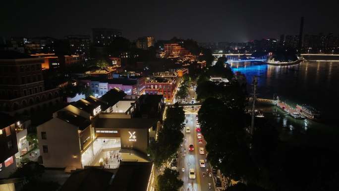 福州仓前九里夜景烟台山