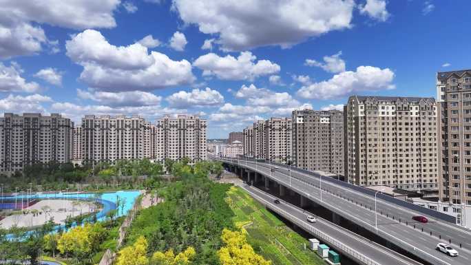 航拍九台