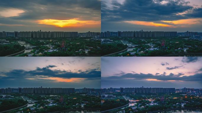 240519  成都南湖公园日落