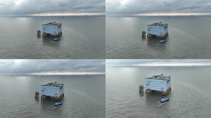 海上风电航拍