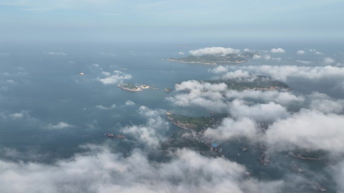 台州温岭石塘云海航拍