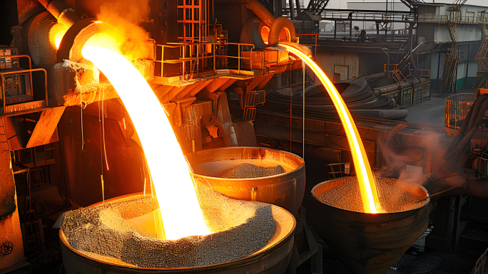4K钢铁厂生产炼钢炼铁合集