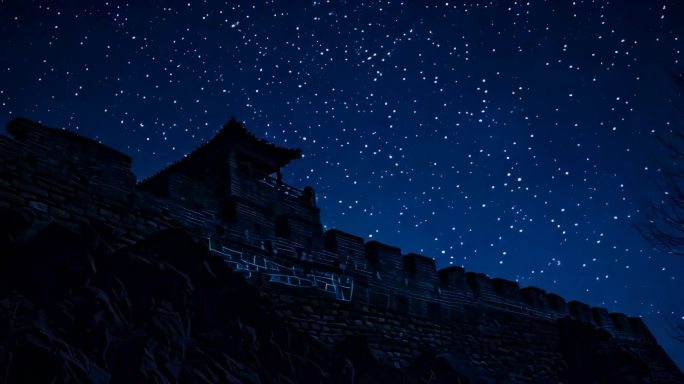 古代天文台星空