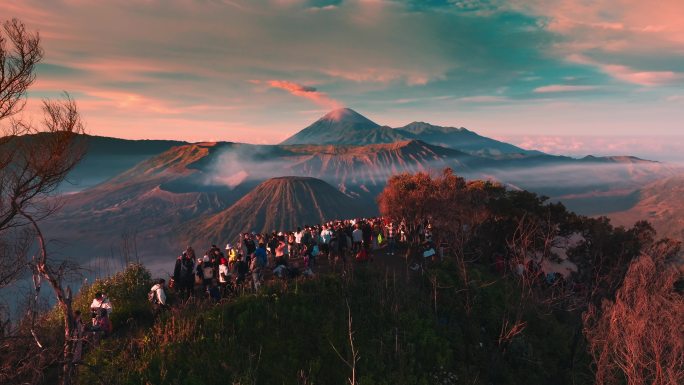 布罗莫火山5k超清视频素材