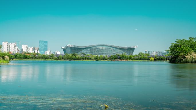 成都高新区锦城湖公园环球中心