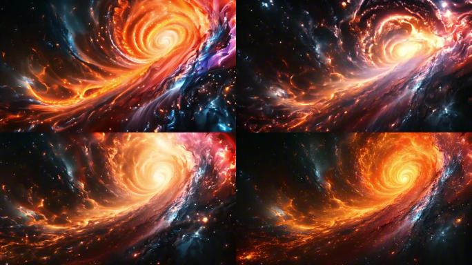 宇宙星云旋涡能量色彩斑斓神秘深邃壮观2