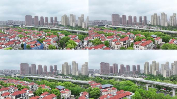 无锡S1号线锡北运河站航拍1