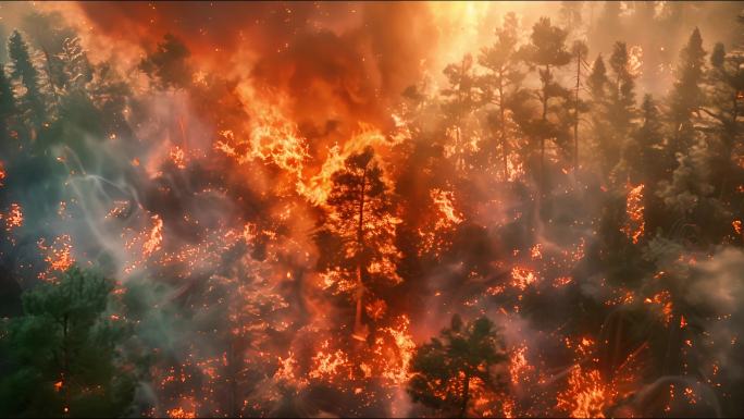 森林火灾 自然灾害 环境保护 森林大火