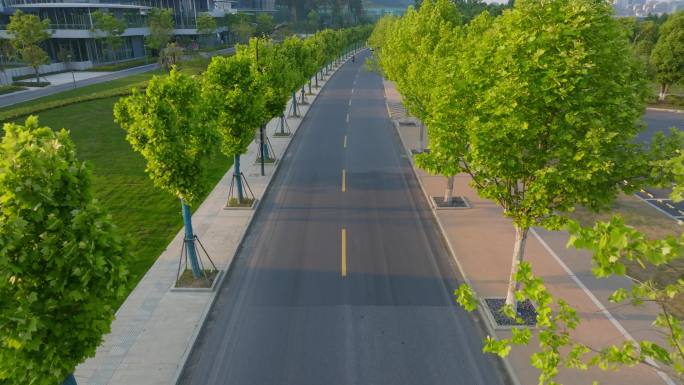 浙江安吉城市航拍2024在建4K原创空境