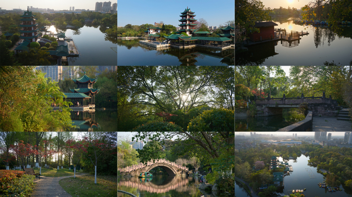 成都宝光桂湖生态园林4k