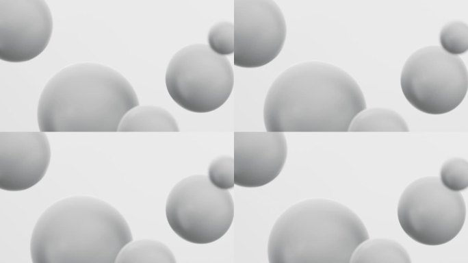 灰色简约球抽象图案背景