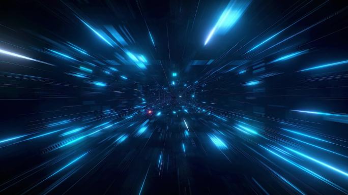 科技光线隧道穿梭