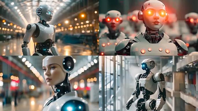 人型人工智能机器人ai素材原创9_1