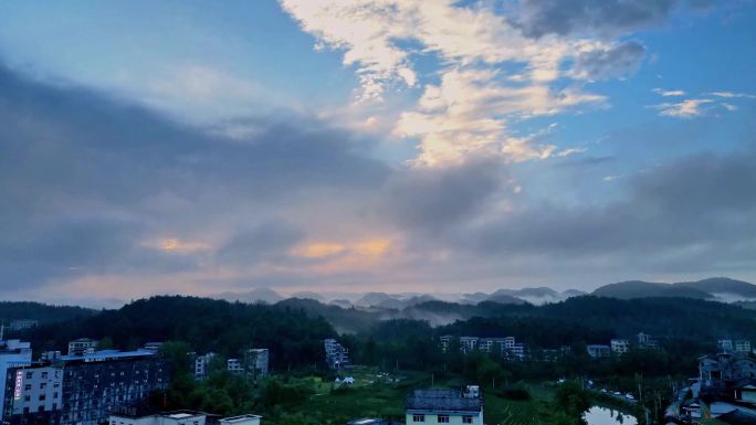 夕阳无限好  只是近黄昏（延时摄影）