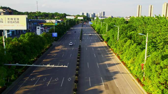 T0915航拍城市道路