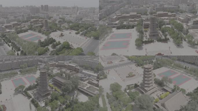 张掖木塔寺5.1K航拍