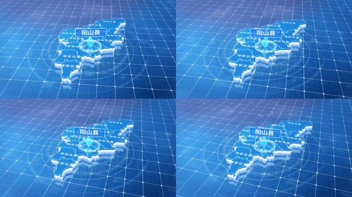 阳山县蓝色三维科技区位地图