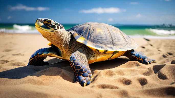 沙滩海龟