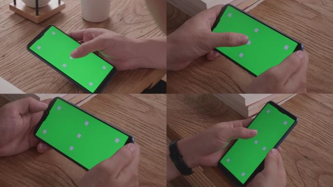 手机绿幕抠像操作手机 使用手机 玩游戏