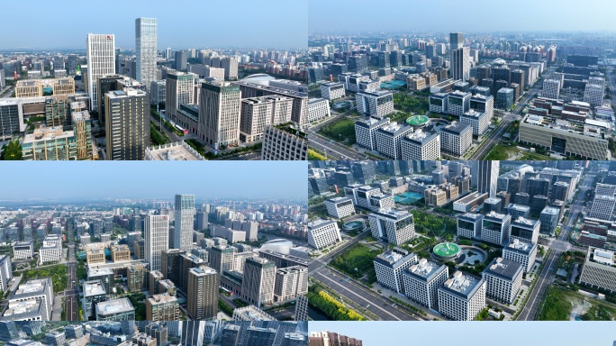 航拍北京丰台 丰台科技园