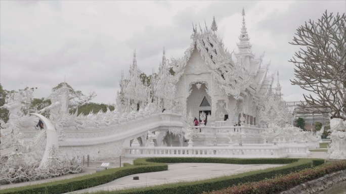 泰国清迈白庙空镜