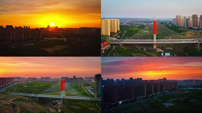陕西省榆林市榆阳区高新区朝阳桥延时夕阳