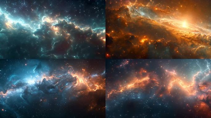 宽屏 6K 宇宙 星云