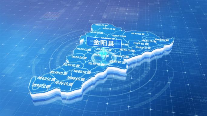 金阳县蓝色三维科技区位地图
