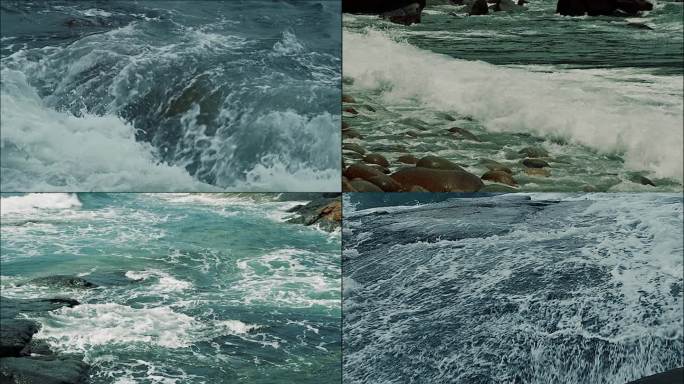 海南环岛旅游海浪实拍视频