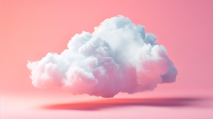 一朵云流动视觉创意视觉艺术概念抽象云朵