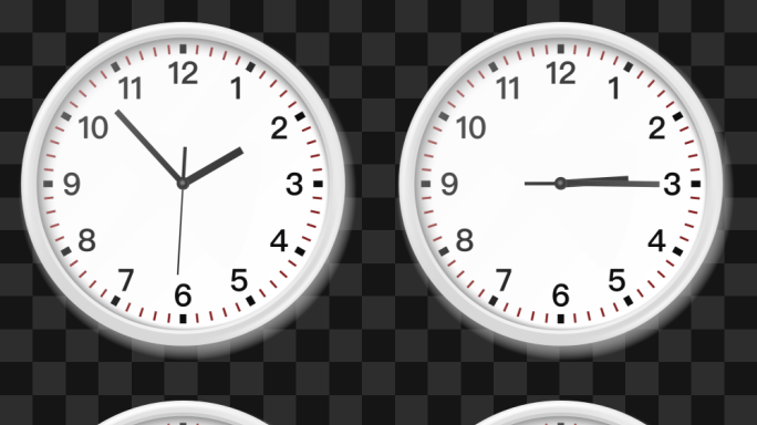 时钟快速转动循环