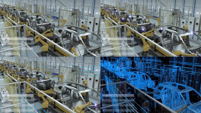 智慧工厂 制造业 生产线 科技