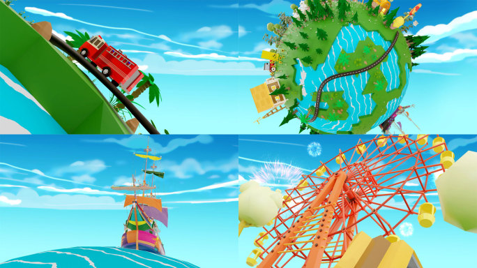 可爱六一儿童节少儿61活动视频片头AE