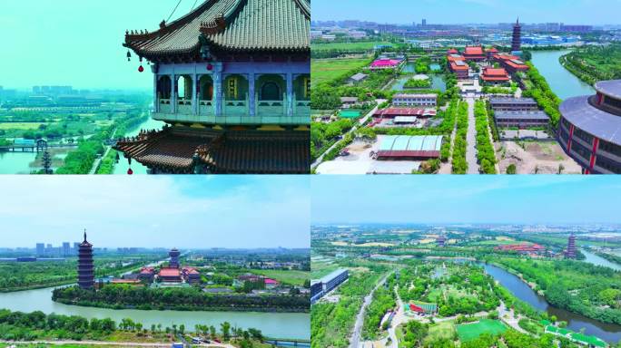 扬州高旻寺和党建公园