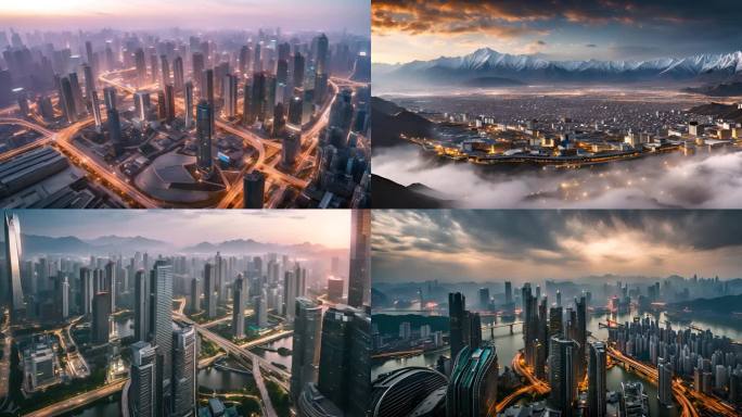 未来中国科幻概念城市