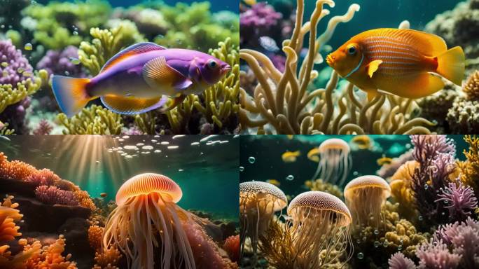 奇幻海底世界海洋生物