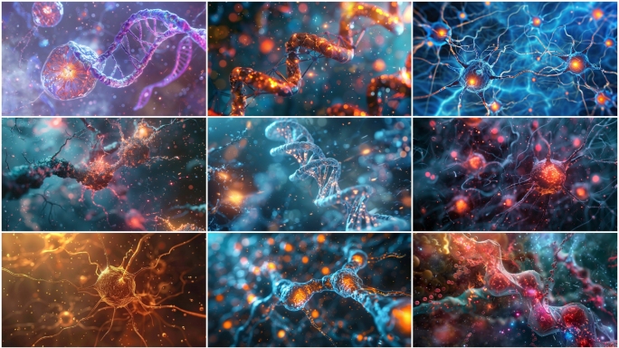 生物细胞遗传基因原始细胞细胞核神经元