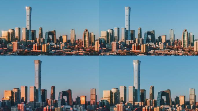 北京国贸cbd日出