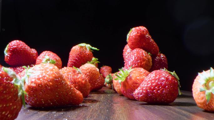 微距静物—草莓