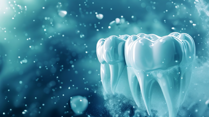 牙齿三维特效 牙齿3D动画 牙齿立体