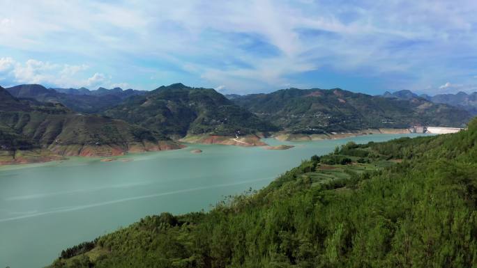 隆林万峰湖 风景 延时