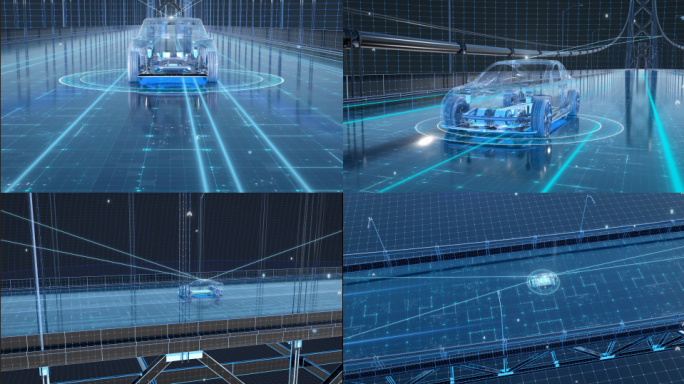 未来科技感汽车新能源