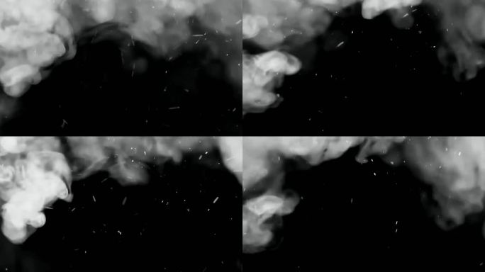 干冰云雾云层烟气弥漫水雾特效粒子烟雾云雾
