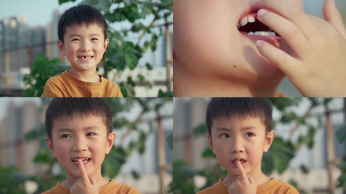 儿童换牙笑脸成长丨4K丨原创实拍