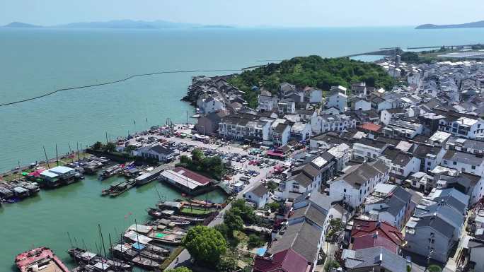 苏州太湖渔港村